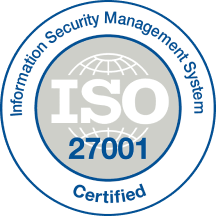 Iso certified badge